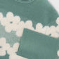 Flower Sweater, Green, 4317