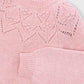 Knit Openwork Sweater, Orchid, 4318