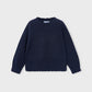 Knit Pullover Sweater, Navy, 4320