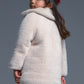 Knitted Faux Fur Coat, 4412