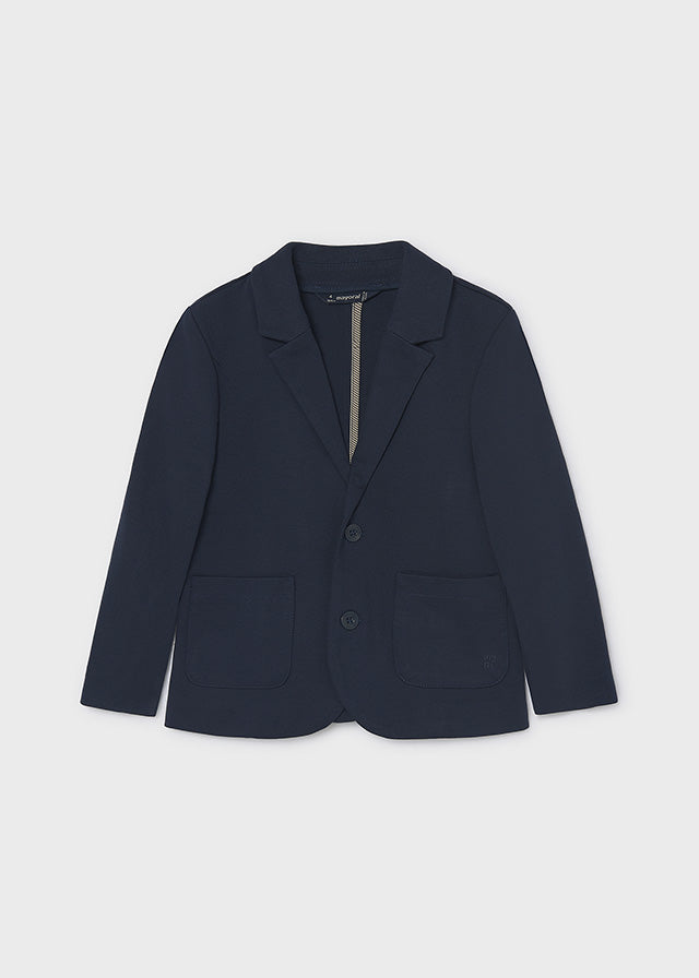 Stretch Suit Jacket, Navy, 4464