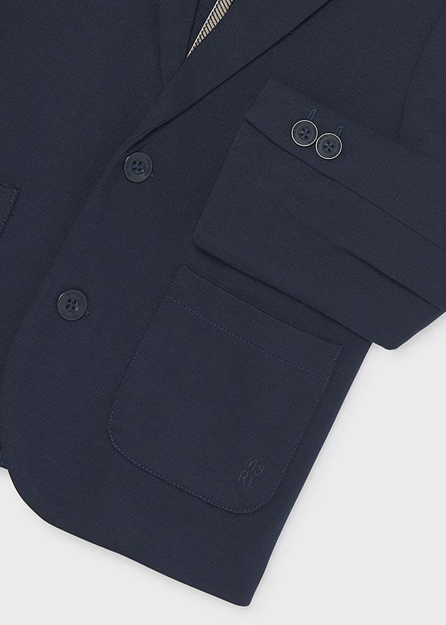Stretch Suit Jacket, Navy, 4464