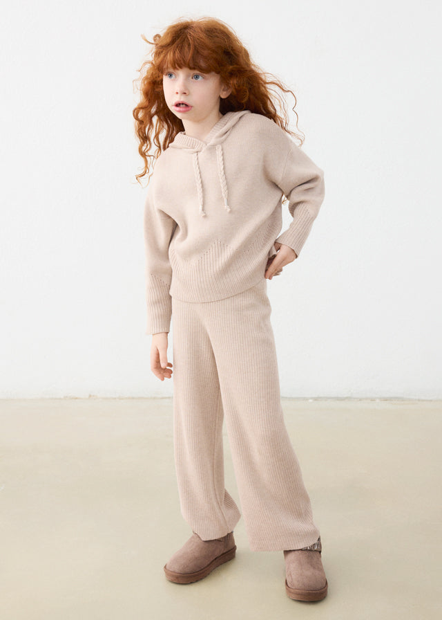 Knit Hoodie Set, Seed, 4529