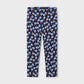 Navy Printed Legging, 4701