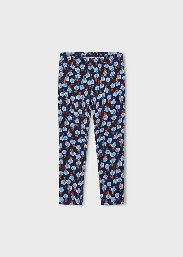 Navy Printed Legging, 4701