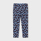 Navy Printed Legging, 4701