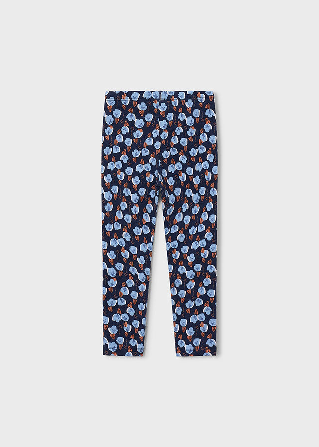 Navy Printed Legging, 4701