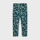 Fleece Leggings, Floral Print, 4729