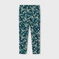 Fleece Leggings, Floral Print, 4729