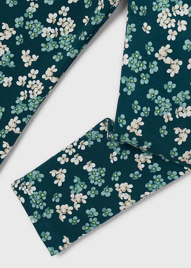 Fleece Leggings, Floral Print, 4729