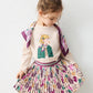 Printed Pleated Skirt, 4903