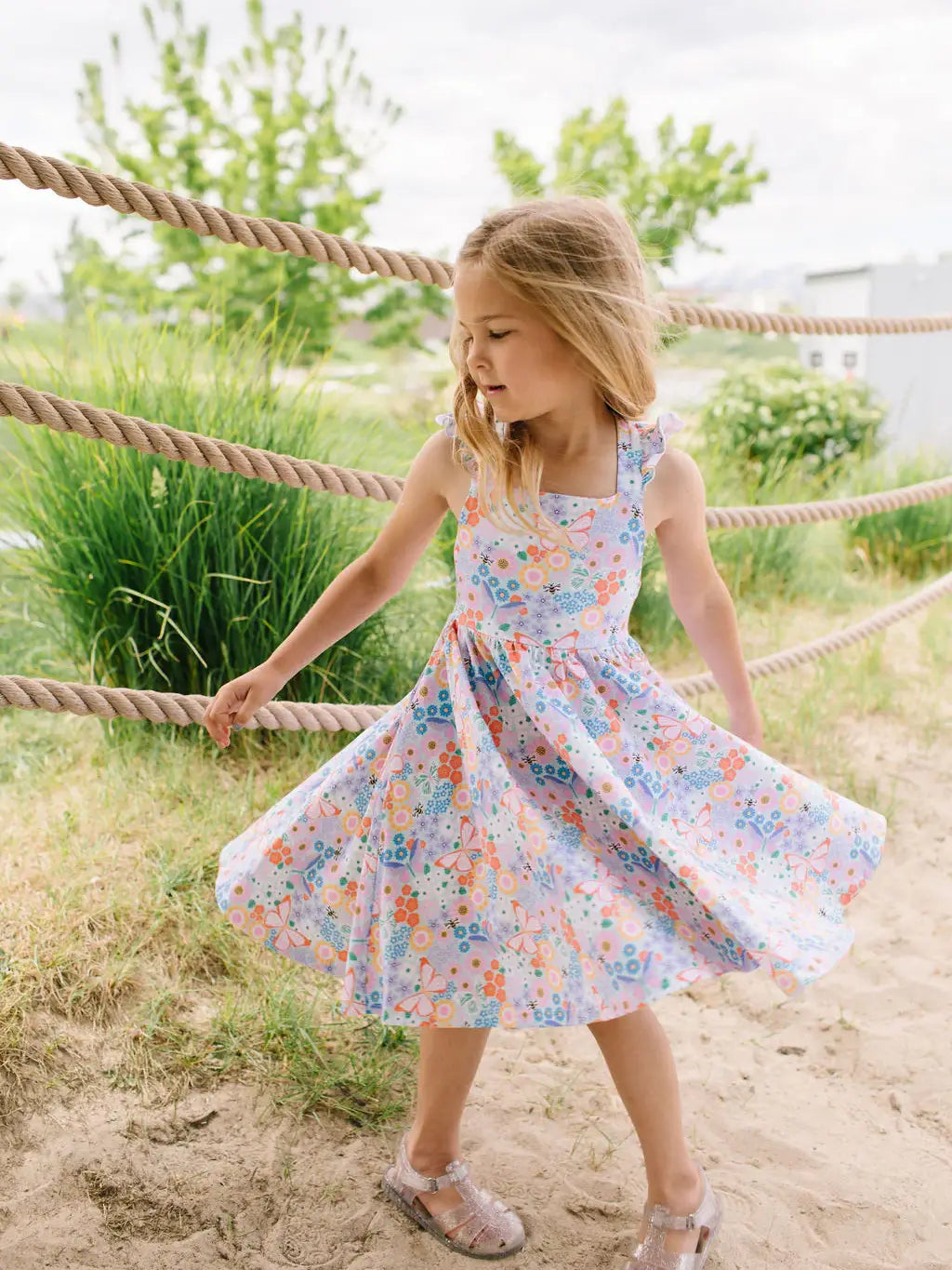 Rosita Dress in Butterfly Dream