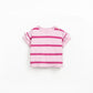 Striped Jersey T-Shirt, Pink Stripe