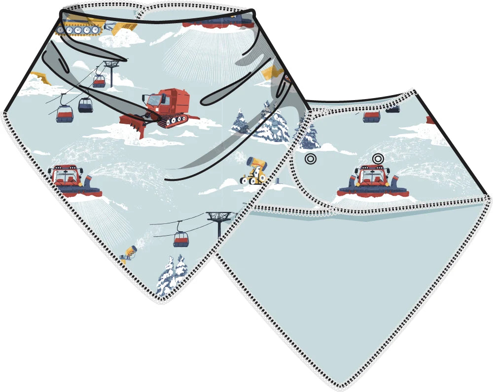 Bandana Bib, Snow Cats