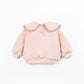 Sweater w/Brushed Interior, Embroidery
