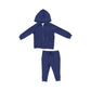 Navy French Terry Hoodie & Jogger Set