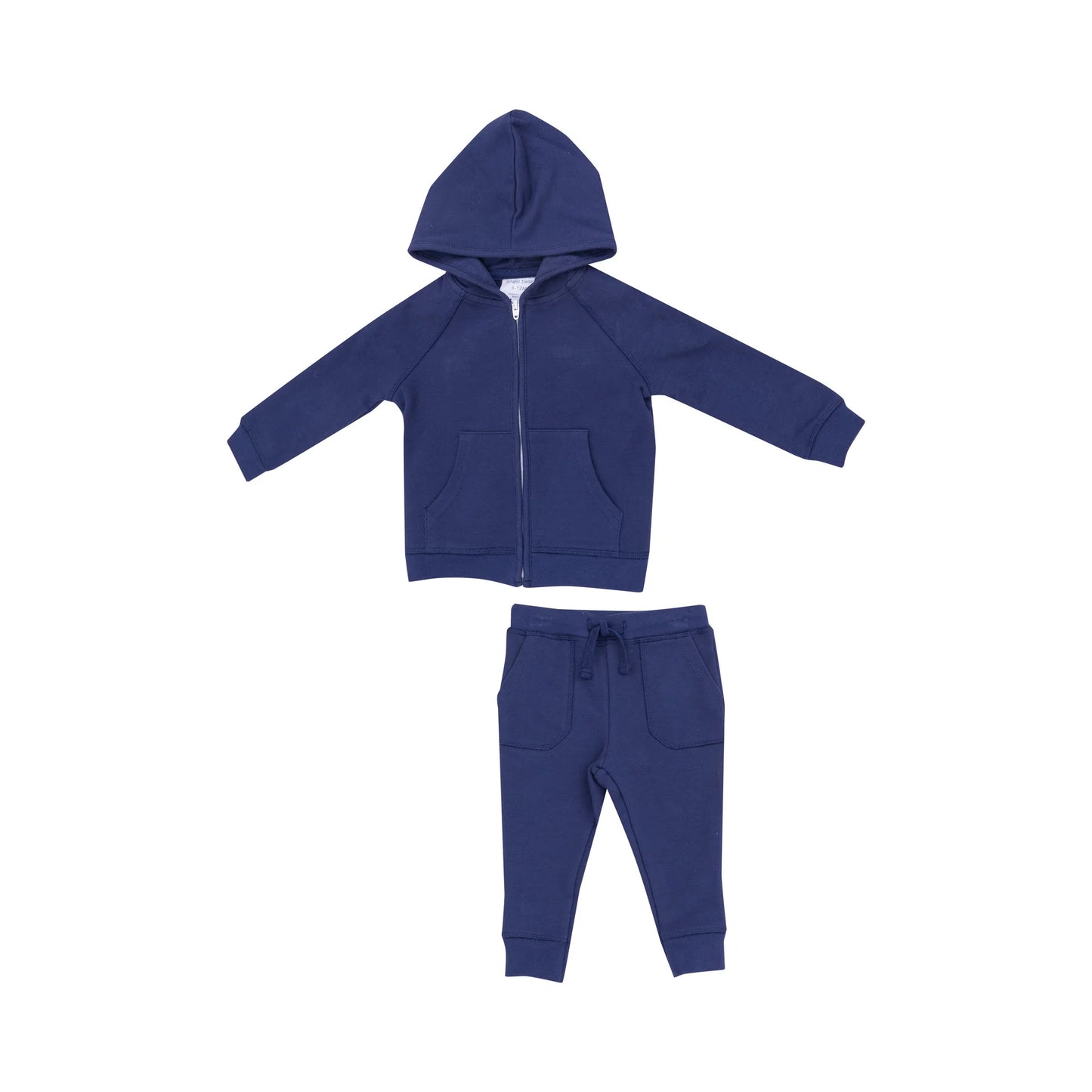 Navy French Terry Hoodie & Jogger Set