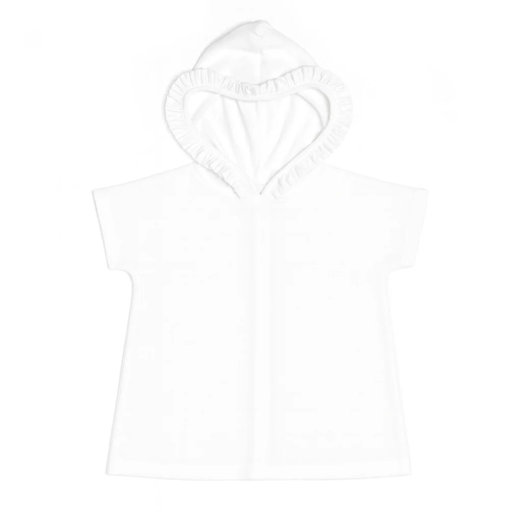 Knitted Terry Hooded Kimono Coverup