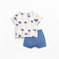 Jersey Shorts, Blue