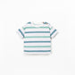Striped Jersey T-Shirt, Blue/Green