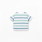 Striped Jersey T-Shirt, Blue/Green