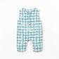 Woven Jumpsuit, Checkered Blue