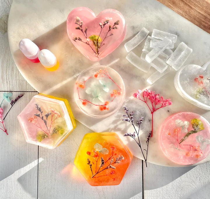 Flower Power DIY Soaps