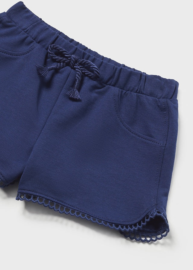 Loop-Trim Shorts, Navy, 603