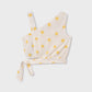 Yellow Flower Jacquard Top, 6022