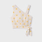 Yellow Flower Jacquard Top, 6022