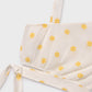 Yellow Flower Jacquard Top, 6022