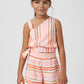 Flamingo Stripe Jacquard Shorts, 6265