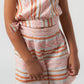 Flamingo Stripe Jacquard Shorts, 6265