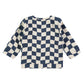 Sweatshirt, Blue & White Check