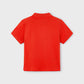 S/S Pique Polo, Red, 150
