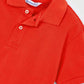 S/S Pique Polo, Red, 150