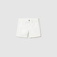 5-Pocket Twill Shorts, White, 206