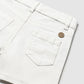 5-Pocket Twill Shorts, White, 206