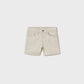 5-Pocket Twill Shorts, Bone, 206