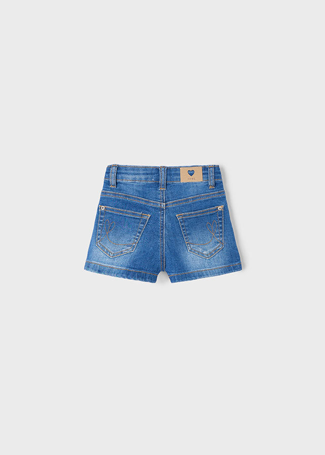 Denim Shorts, Medium Wash, 236