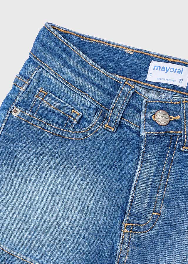 Denim Shorts, Medium Wash, 236