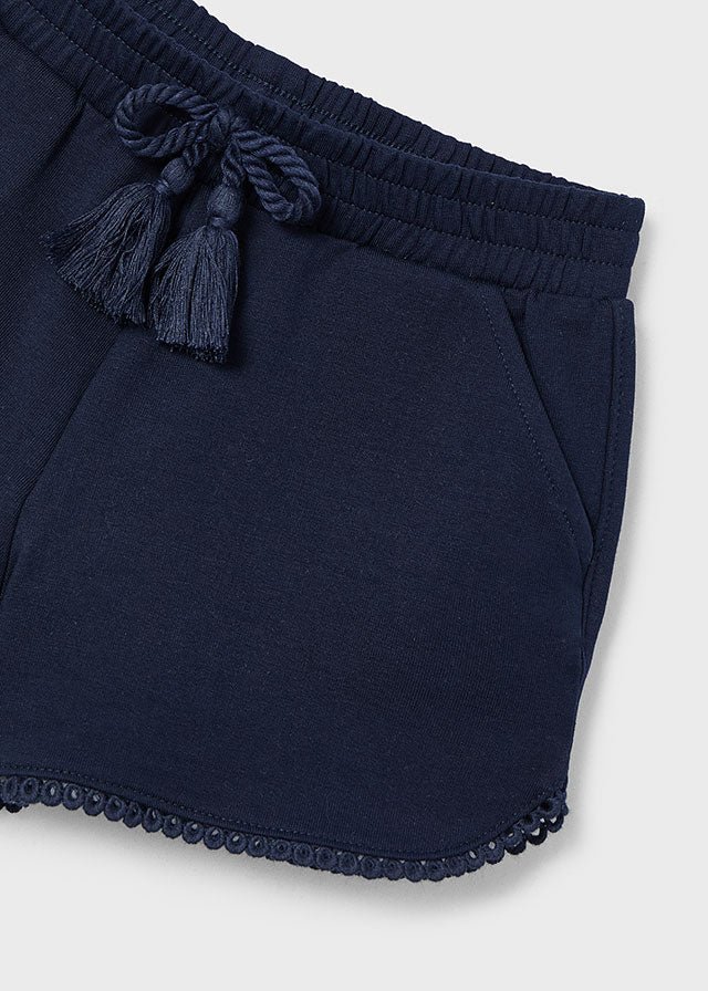 Pom Pom Shorts, Navy, 607