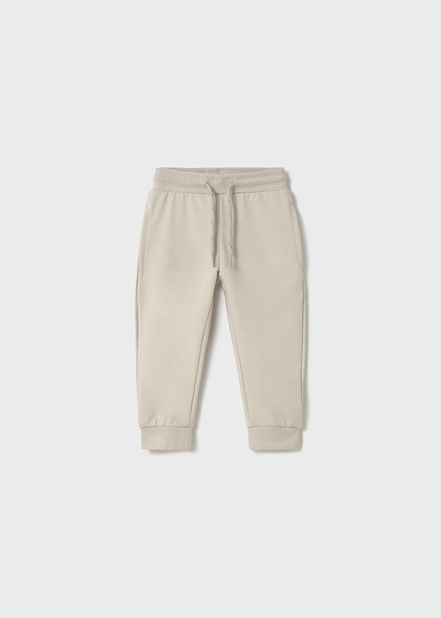 Cuffed Fleece Pants, Bone, 711