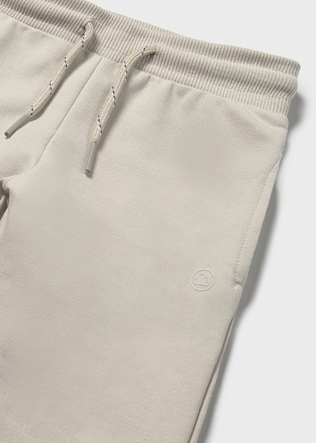 Cuffed Fleece Pants, Bone, 711