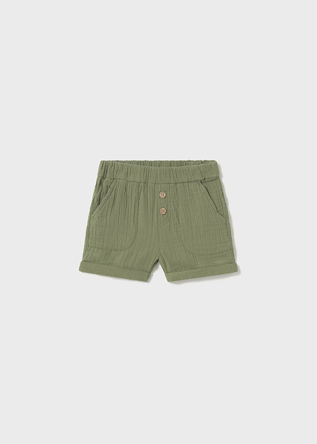 Gauze Shorts, Sage, 1241