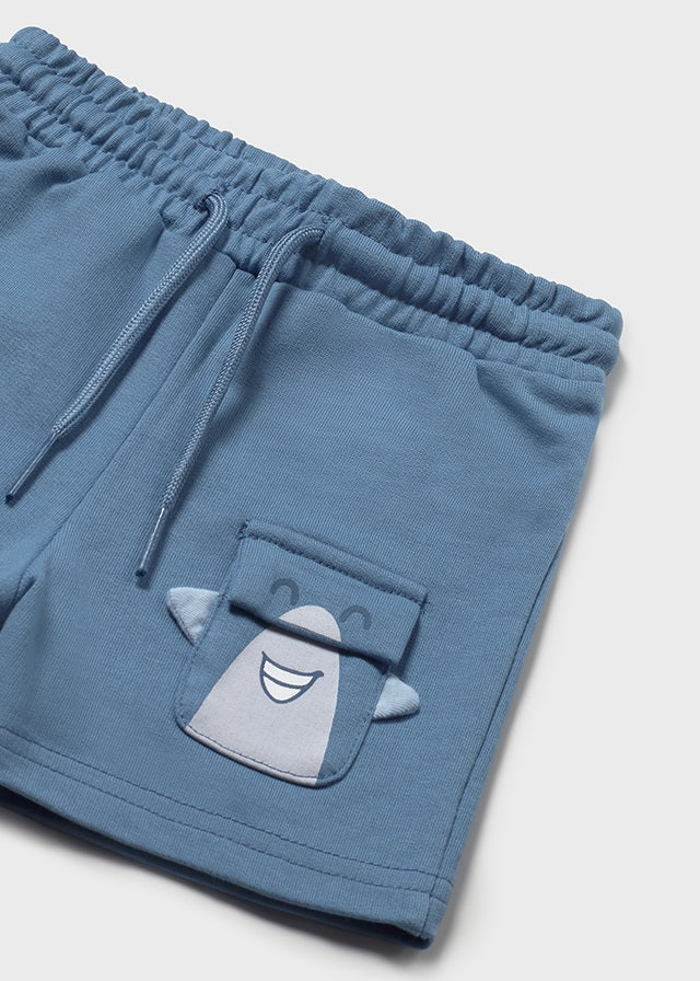 Knit Shorts, Capri Blue, 1242