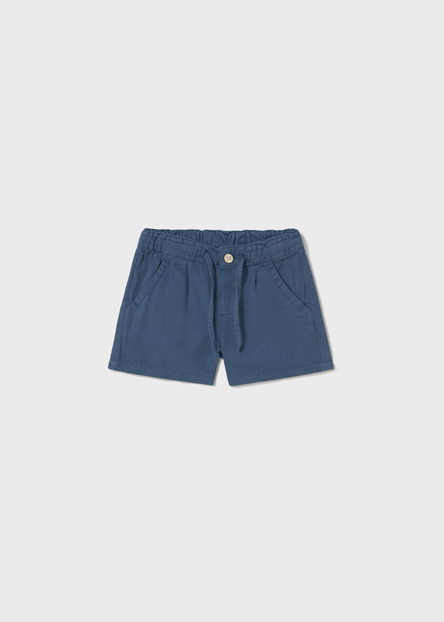 Linen Bermuda Shorts, Blue, 1247