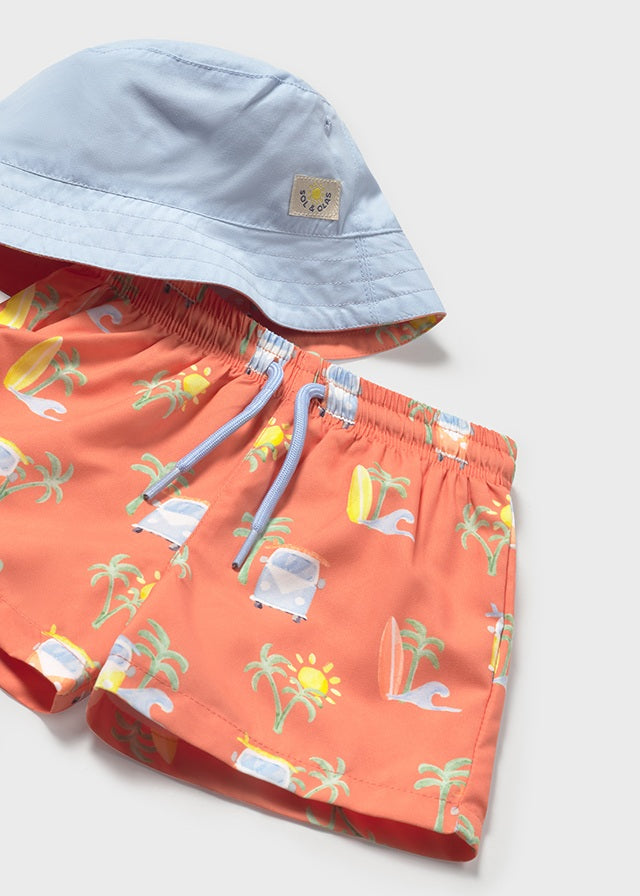 Swim Trunks and Hat, Surf's Up, 1646