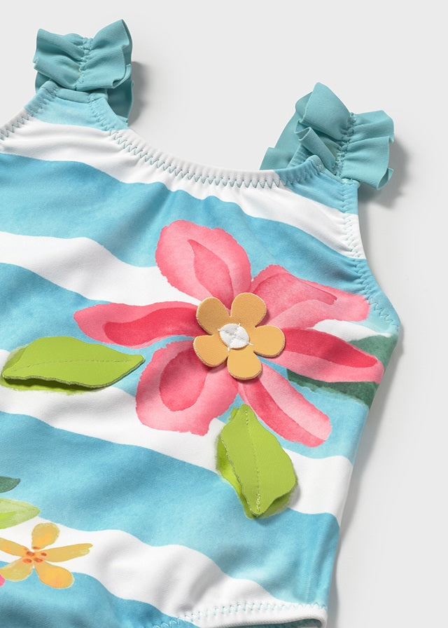 Swimsuit, Stripes and Flowers, 1741