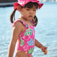 Swimsuit, Fuchsia Reef, 1742